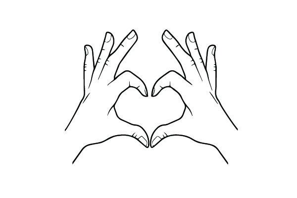 Hand Making a Heart