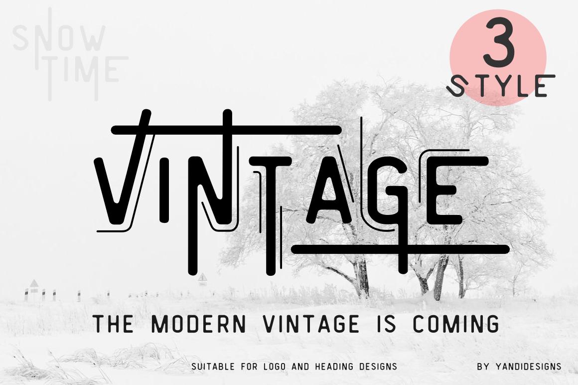 Vintage Font
