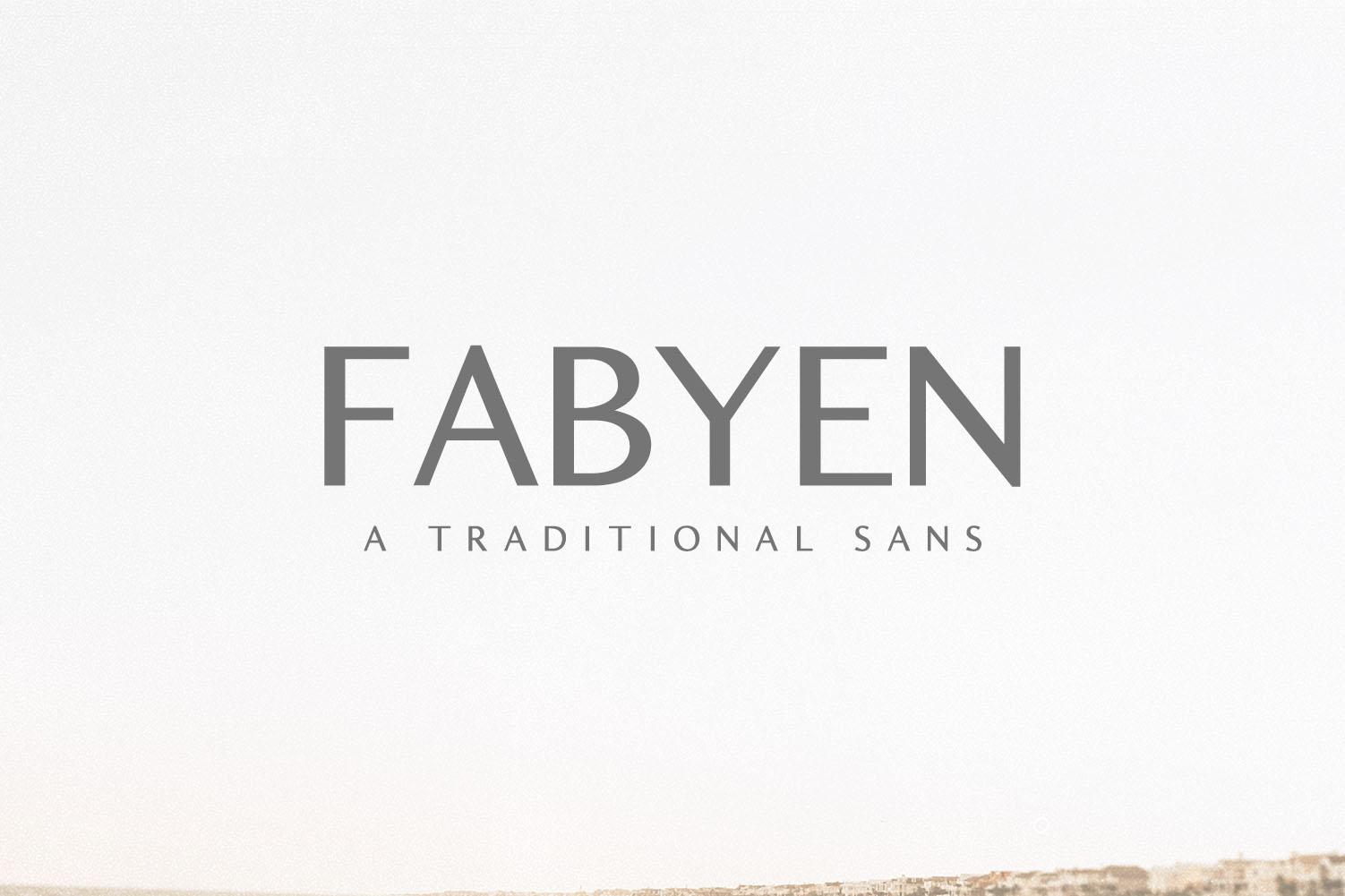 Fabyen Family Font
