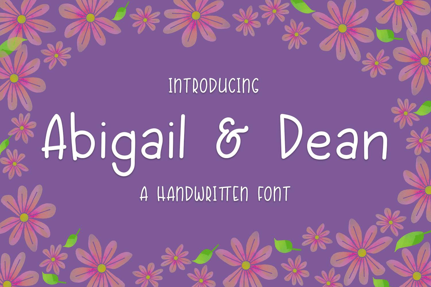 Abigail & Dean Font