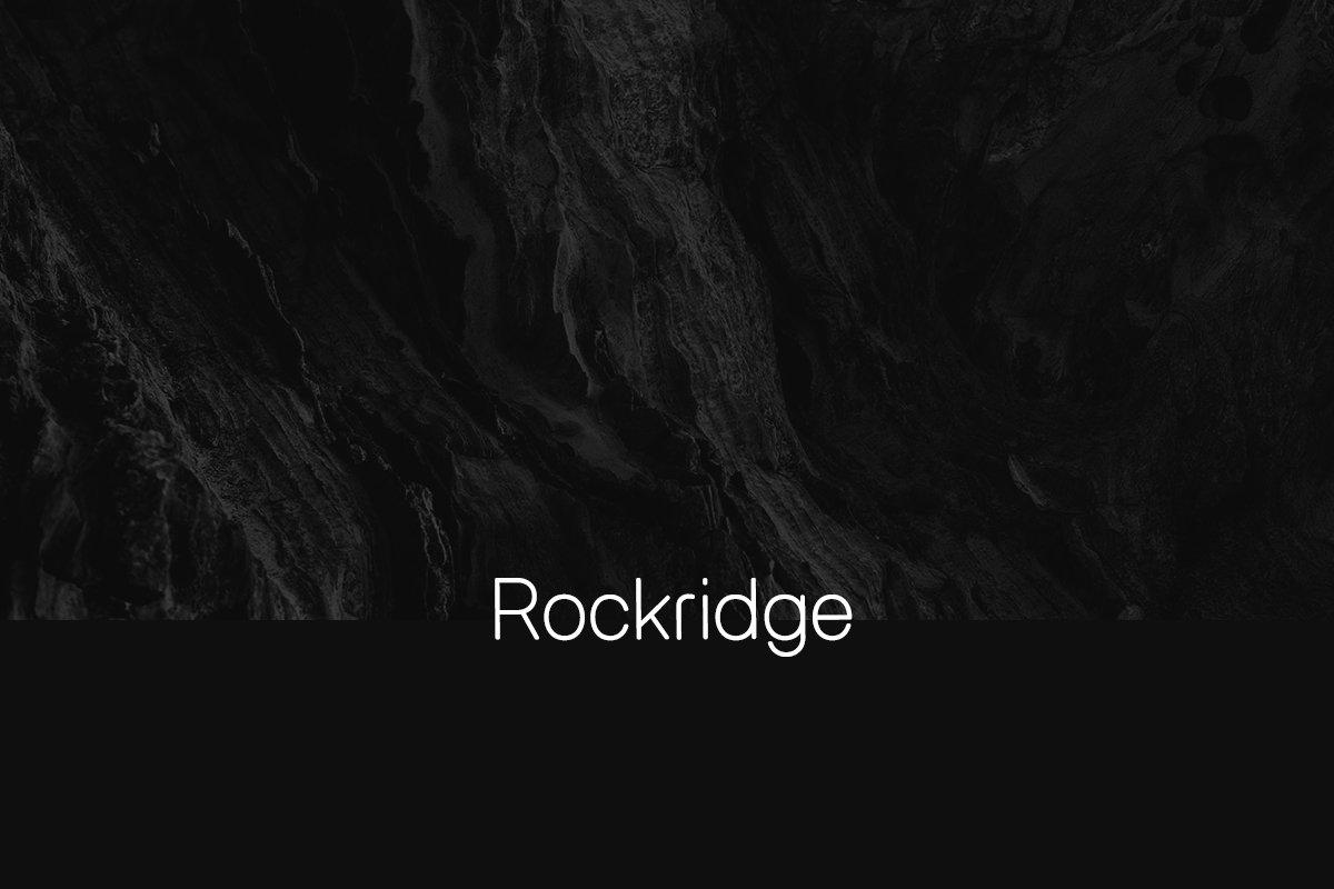 Rockridge Font