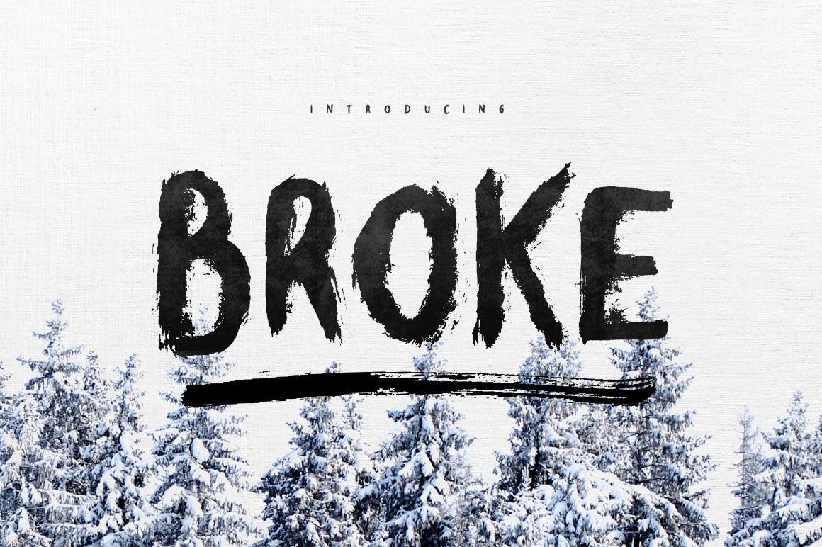 Broke Font