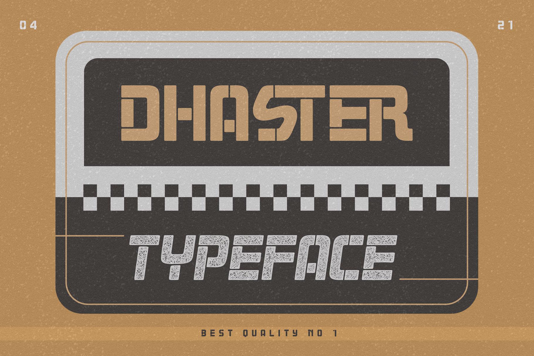 Dhaster Font