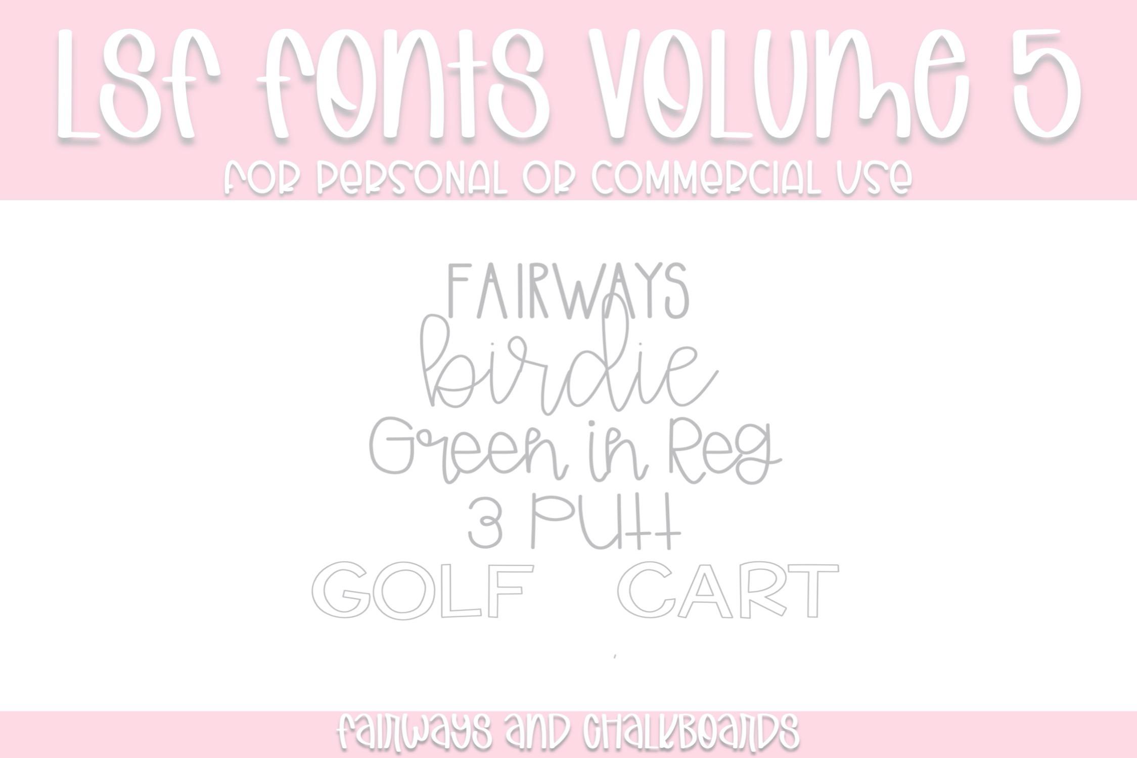 LSF Volume 5 Font