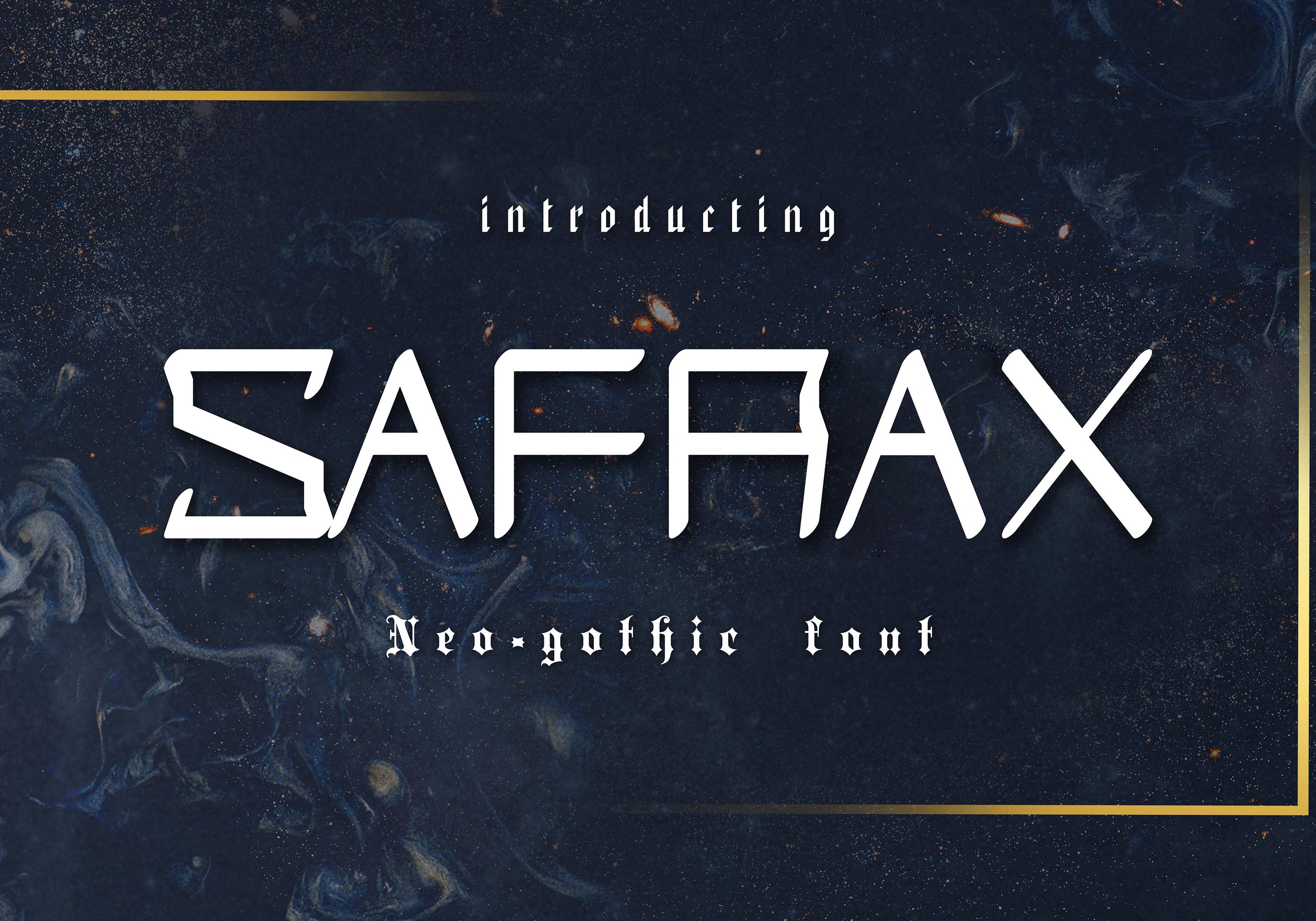 Safrax Font