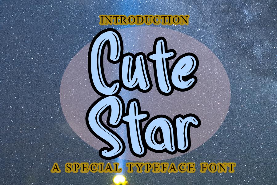 Cute Star Font