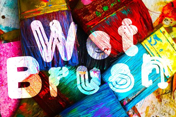 Wet Brush Font