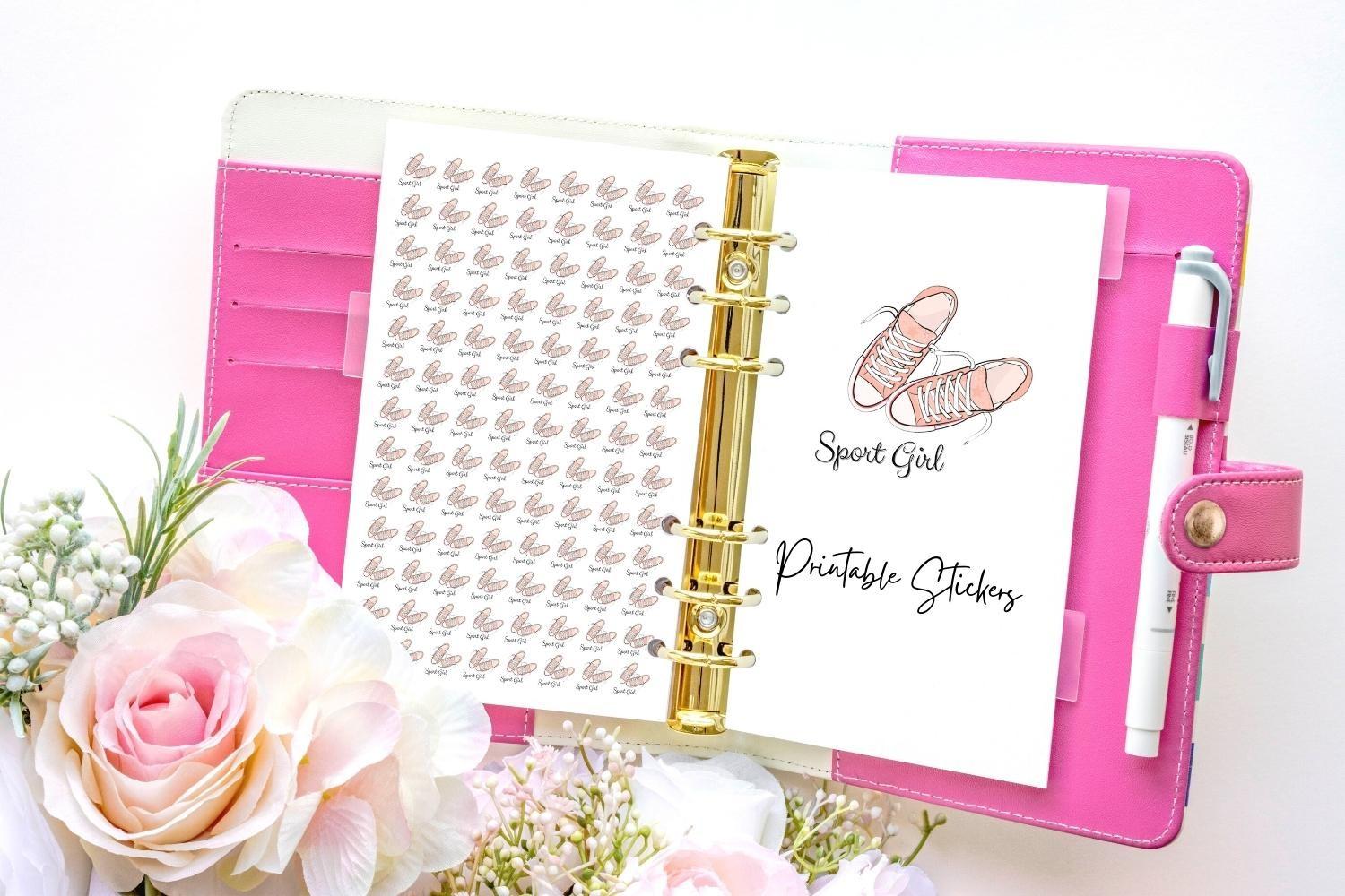 Sport Girl Sticker
