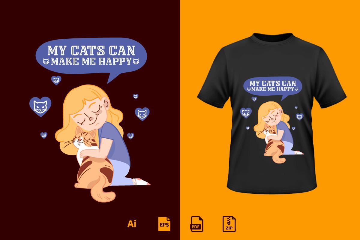 Cat Tshirt Design 18