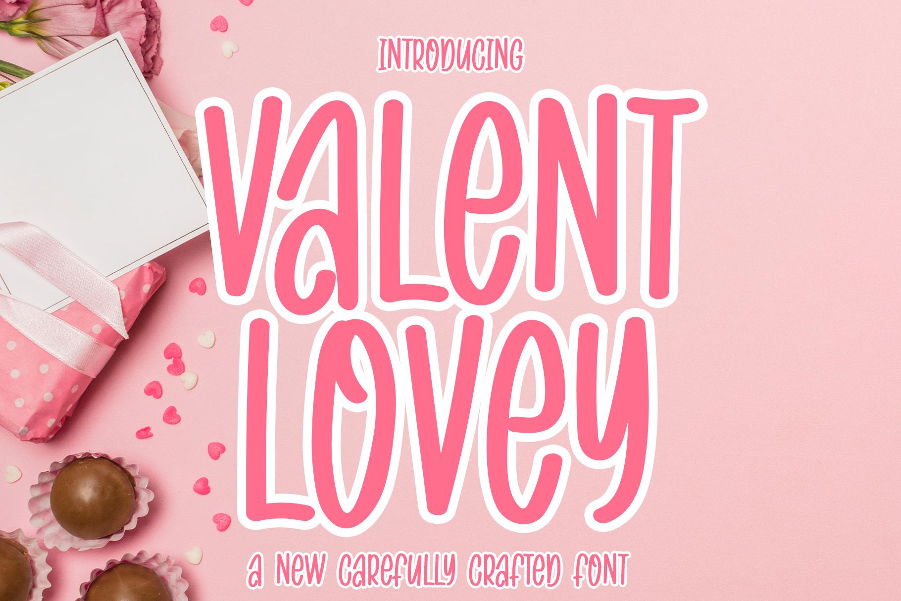 Valent Lovey Font