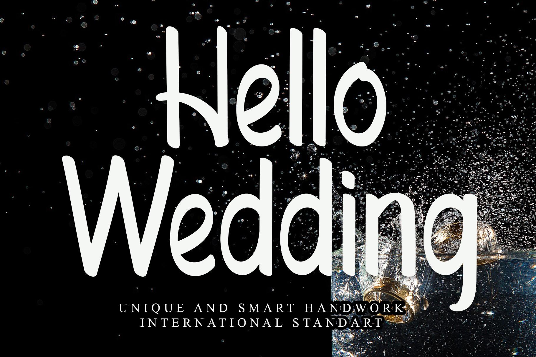 Hello Wedding Font