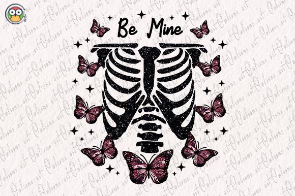 Ribs Skeleton Valentine Sublimation