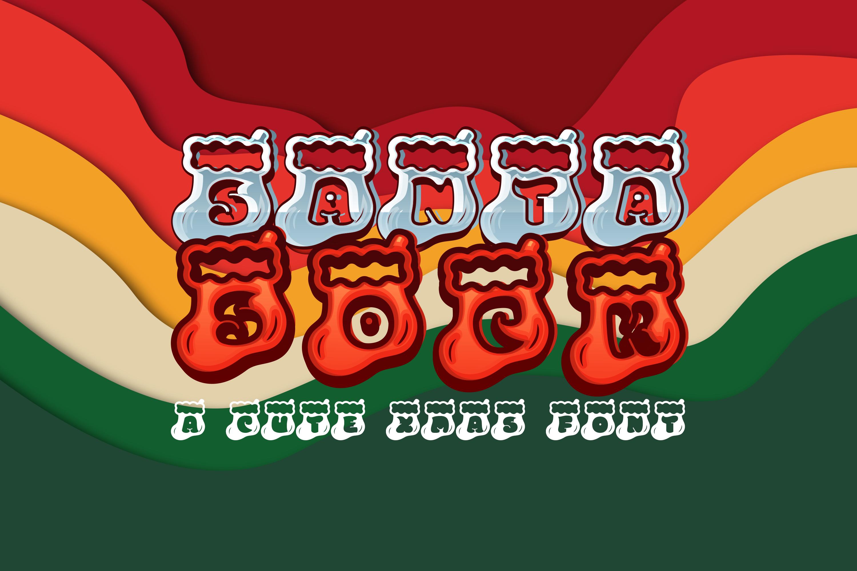 Santa Sock Font