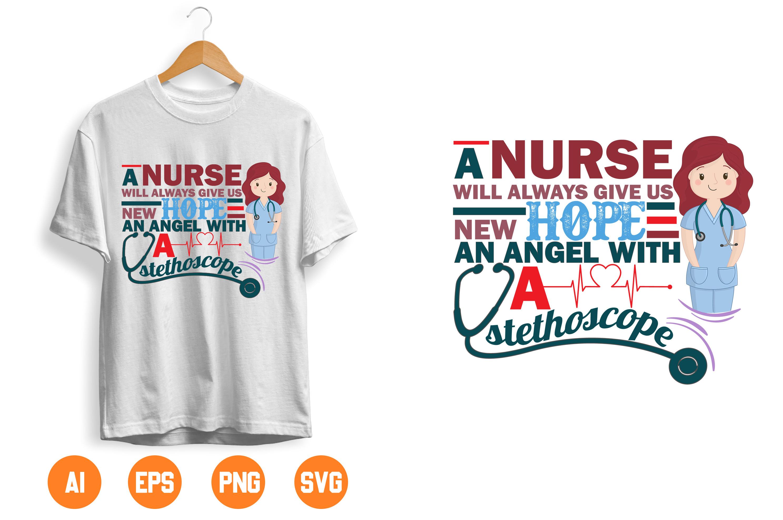 Nurse T-shirt Design 87