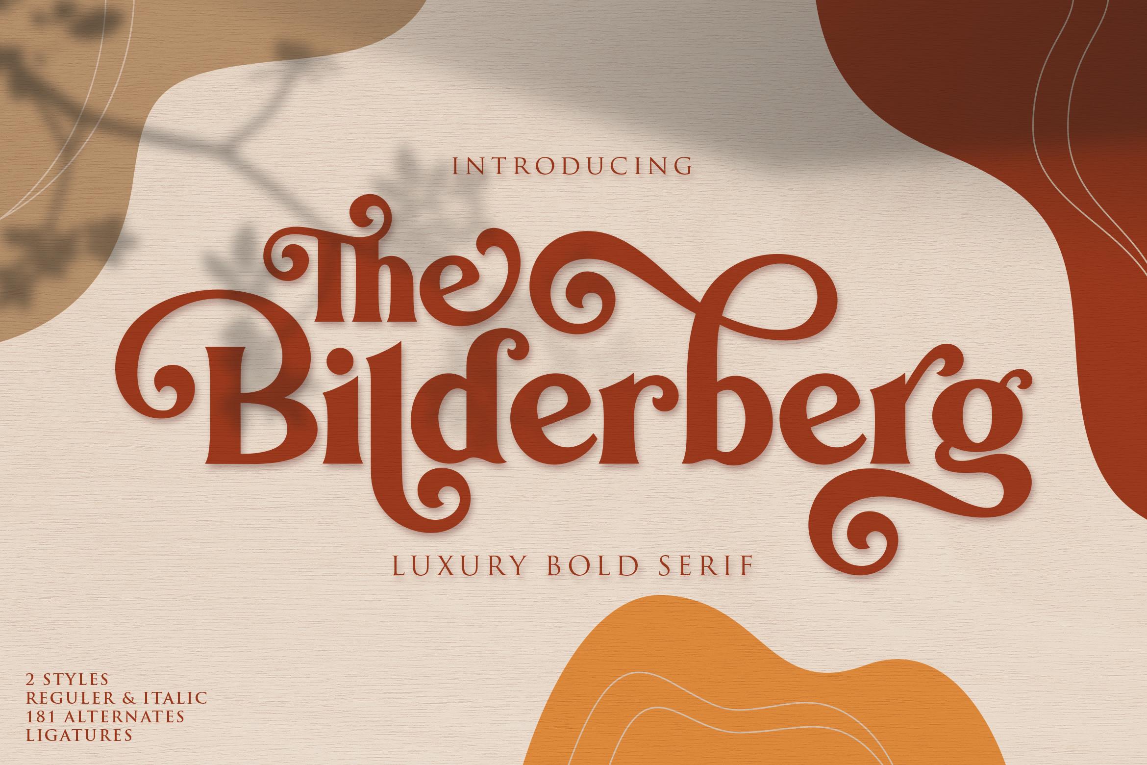 Bilderberg Font