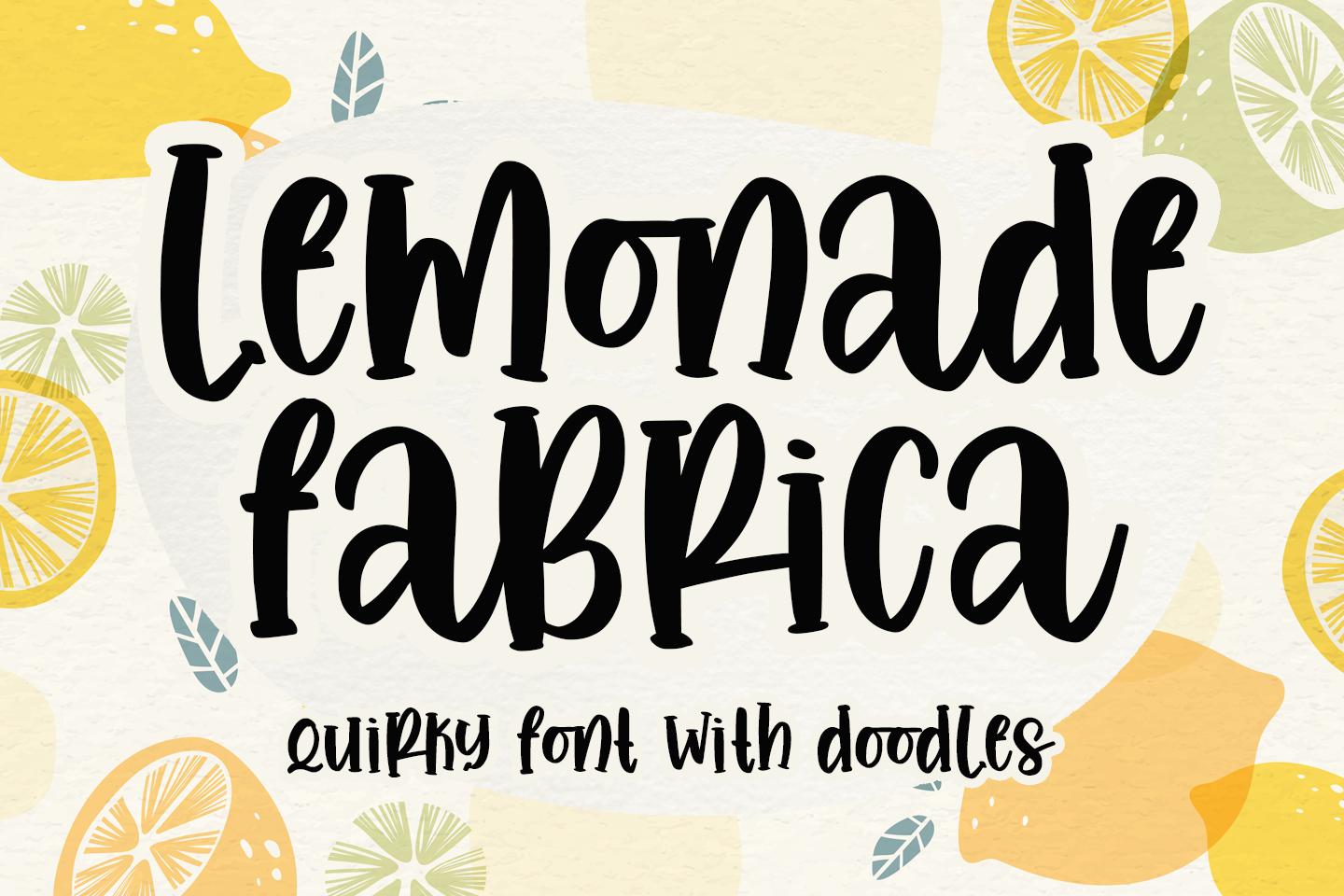 Lemonade Fabrica Font