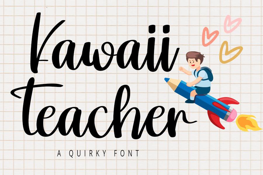 Kawaii Teacher Font