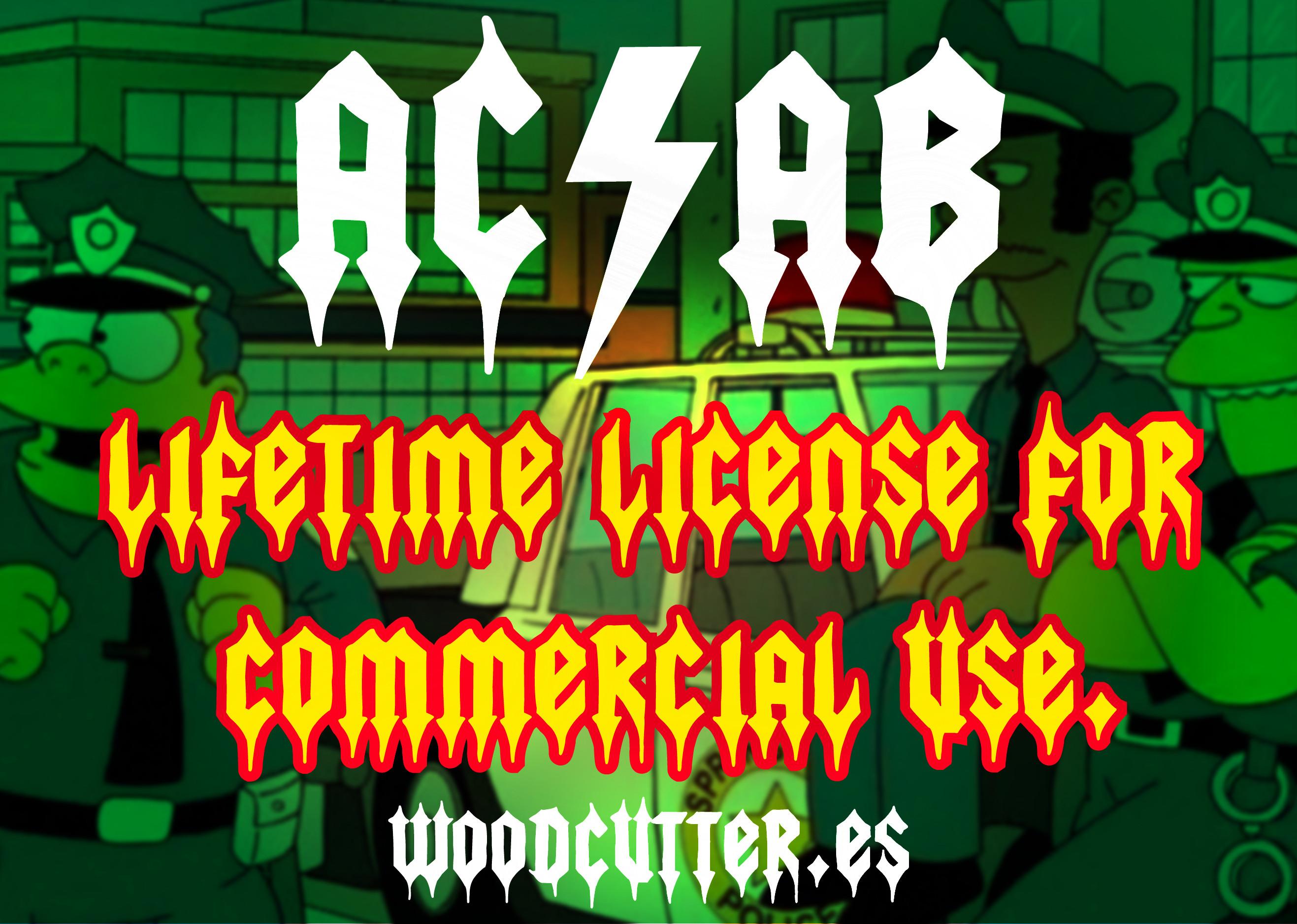 AC AB Font
