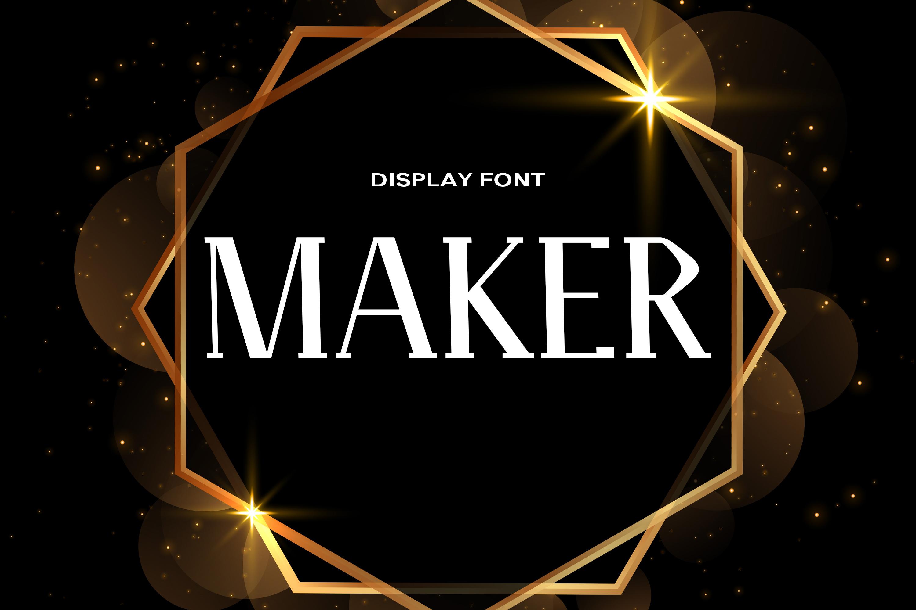 Maker Font