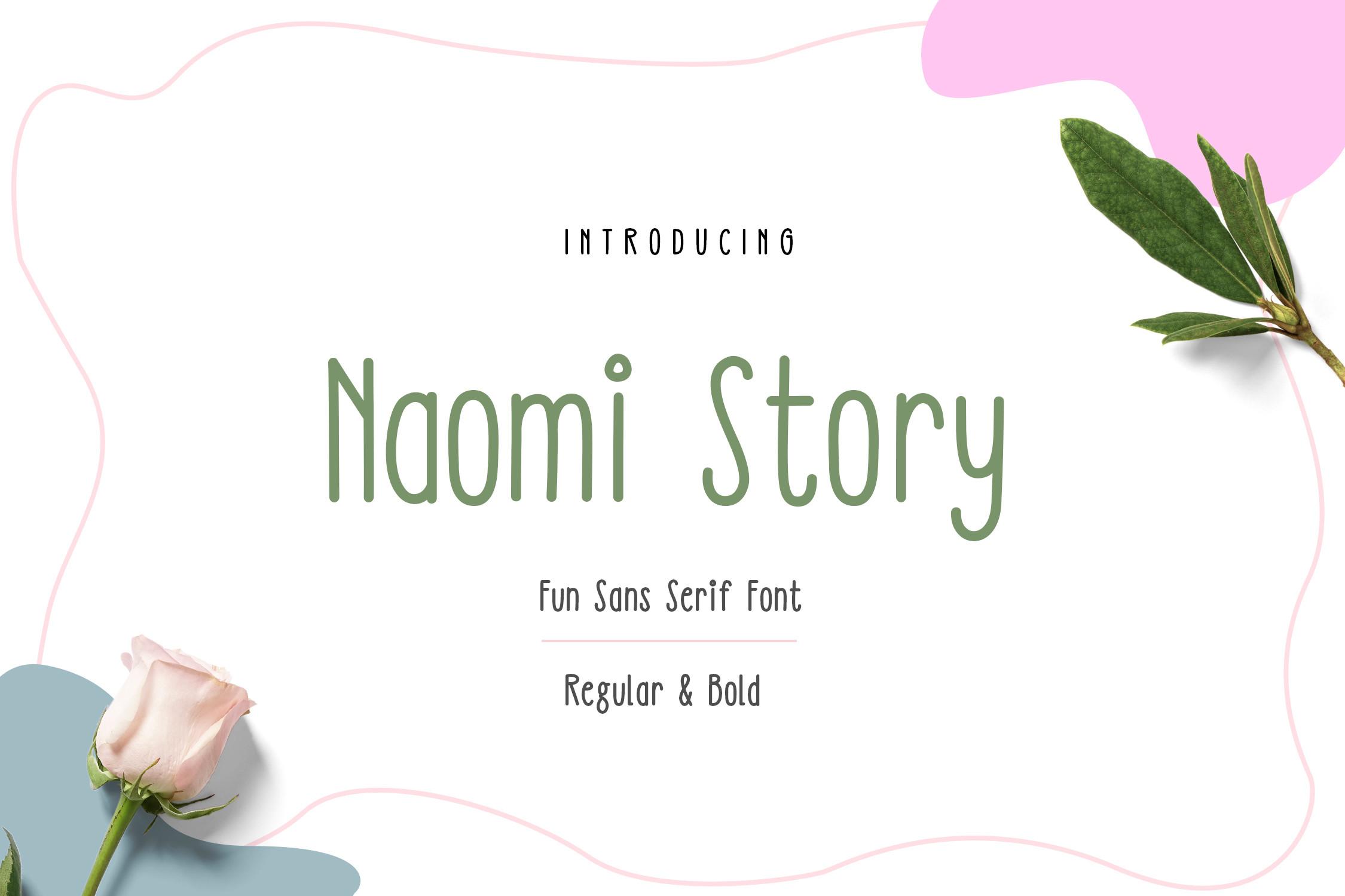 Naomi Story Font