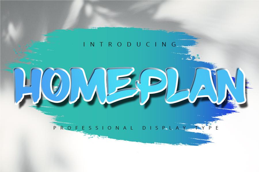 Homeplan Font