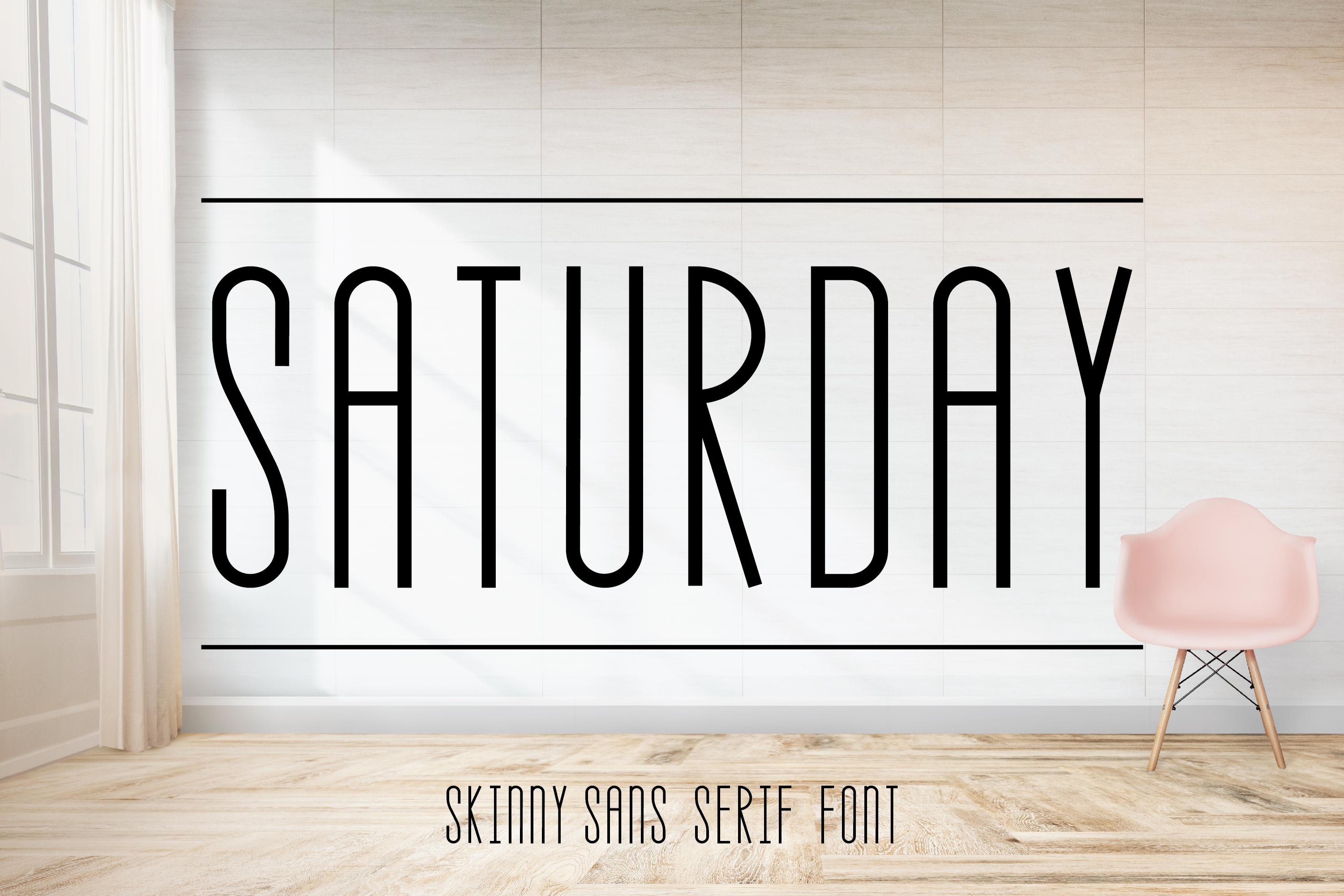 Saturday Font