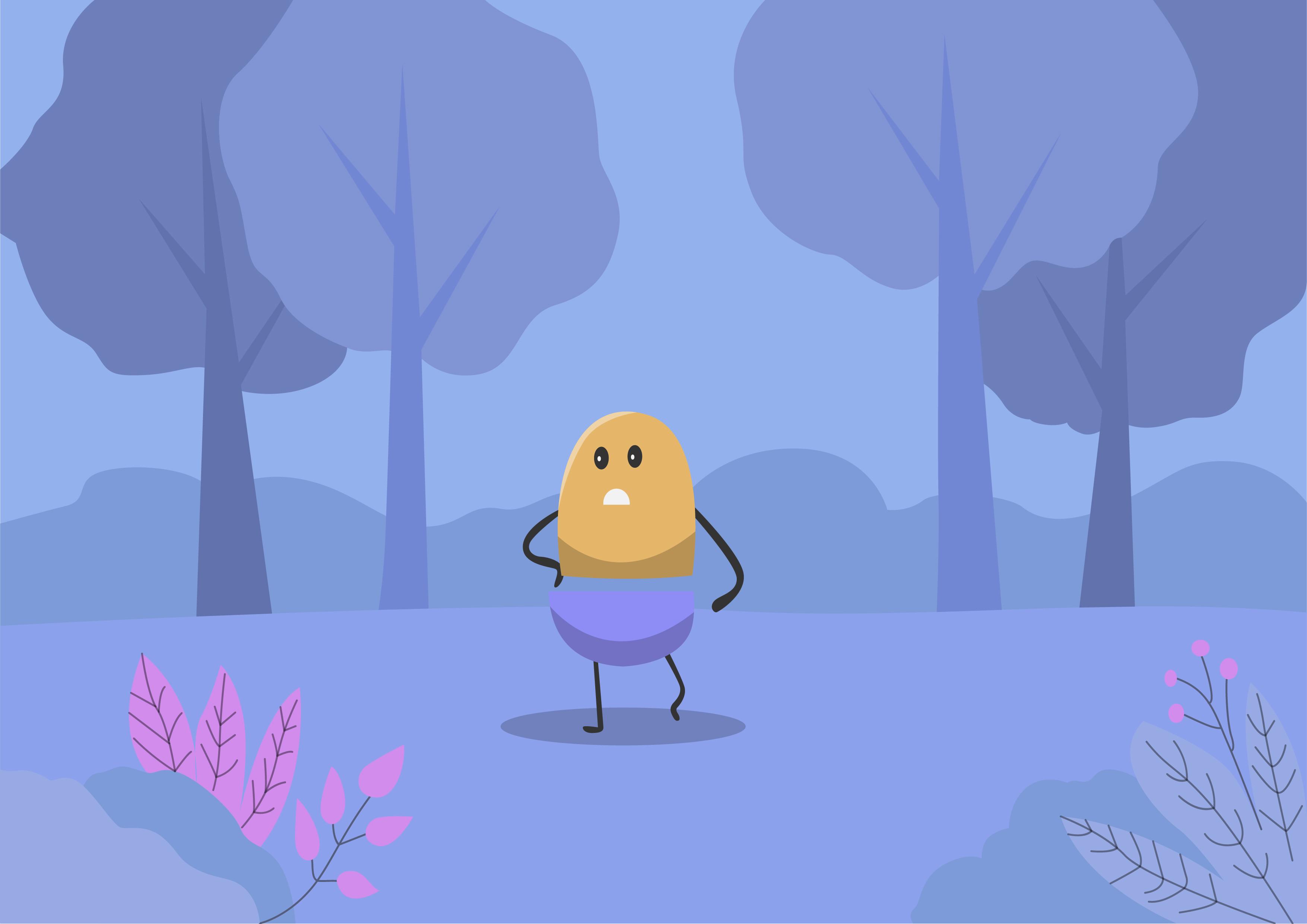 Cute Peanut Dumb Illustration #484