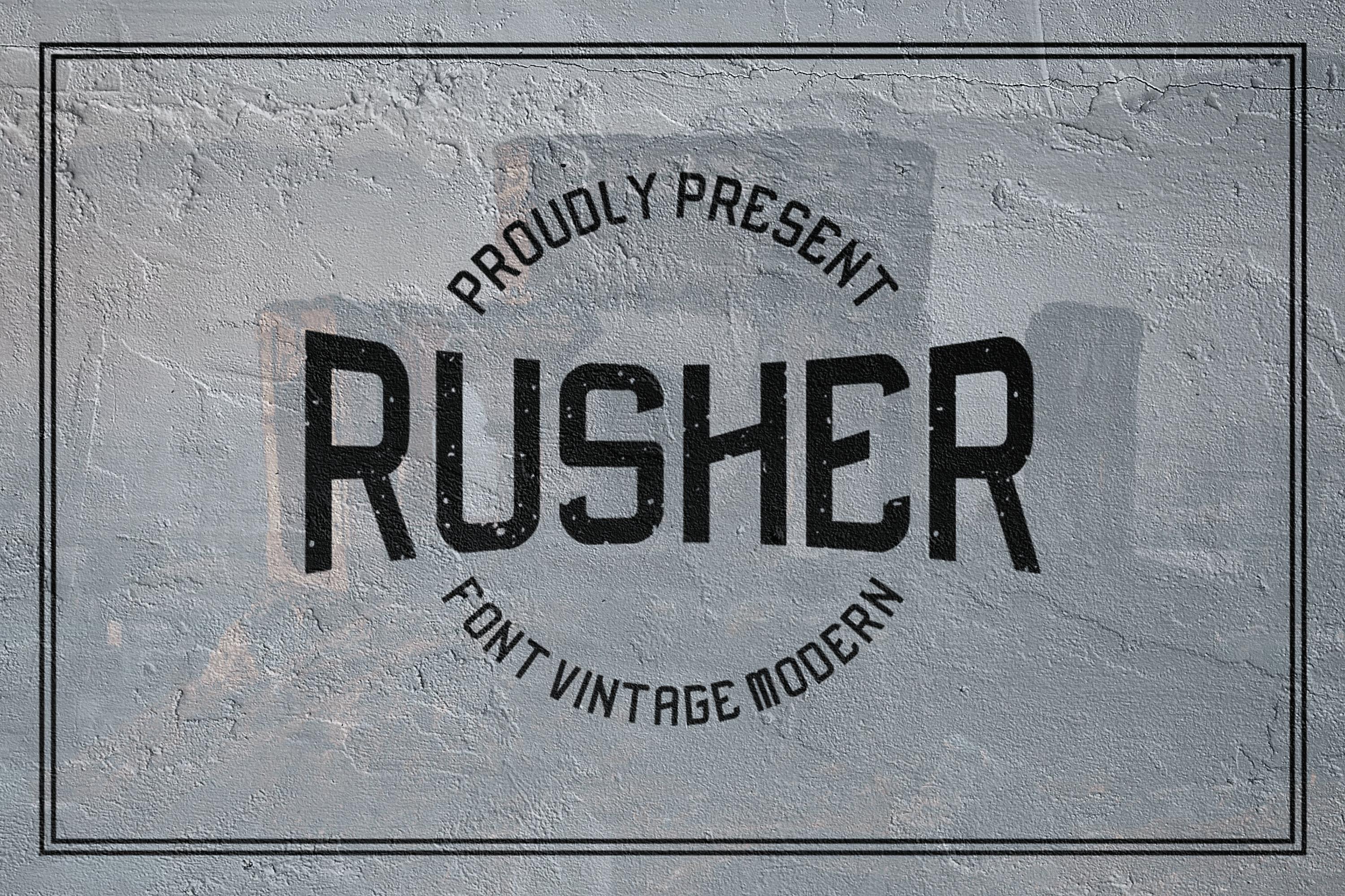 Rusher Font