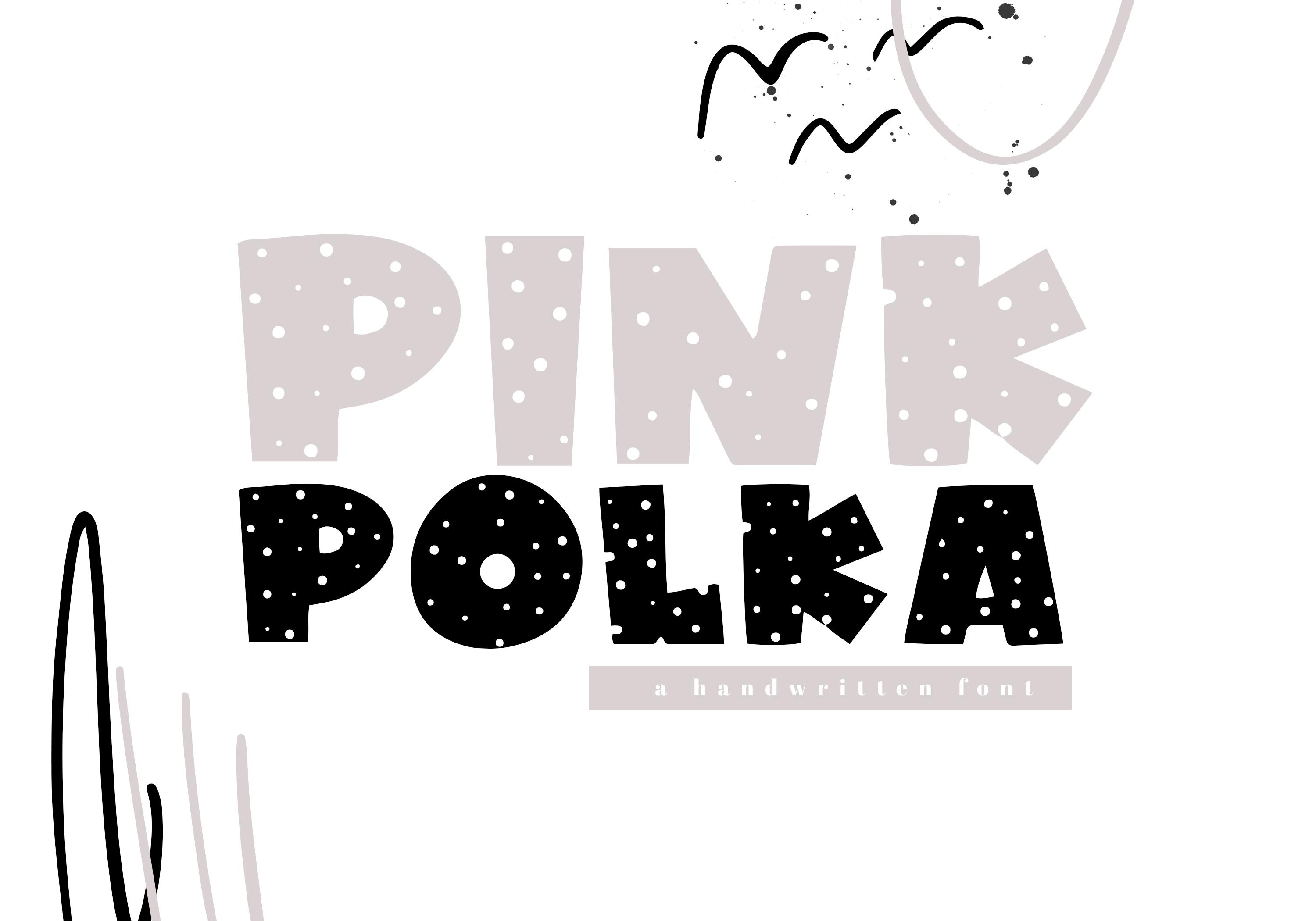 Pink Polka Font