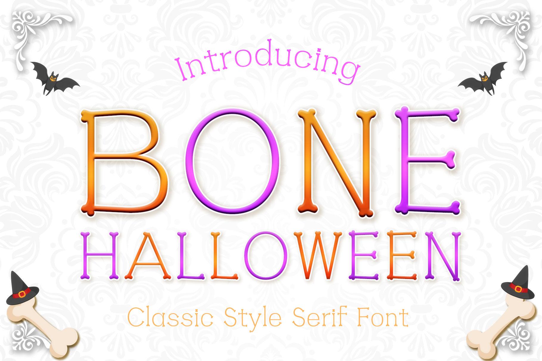 Bone Halloween Font