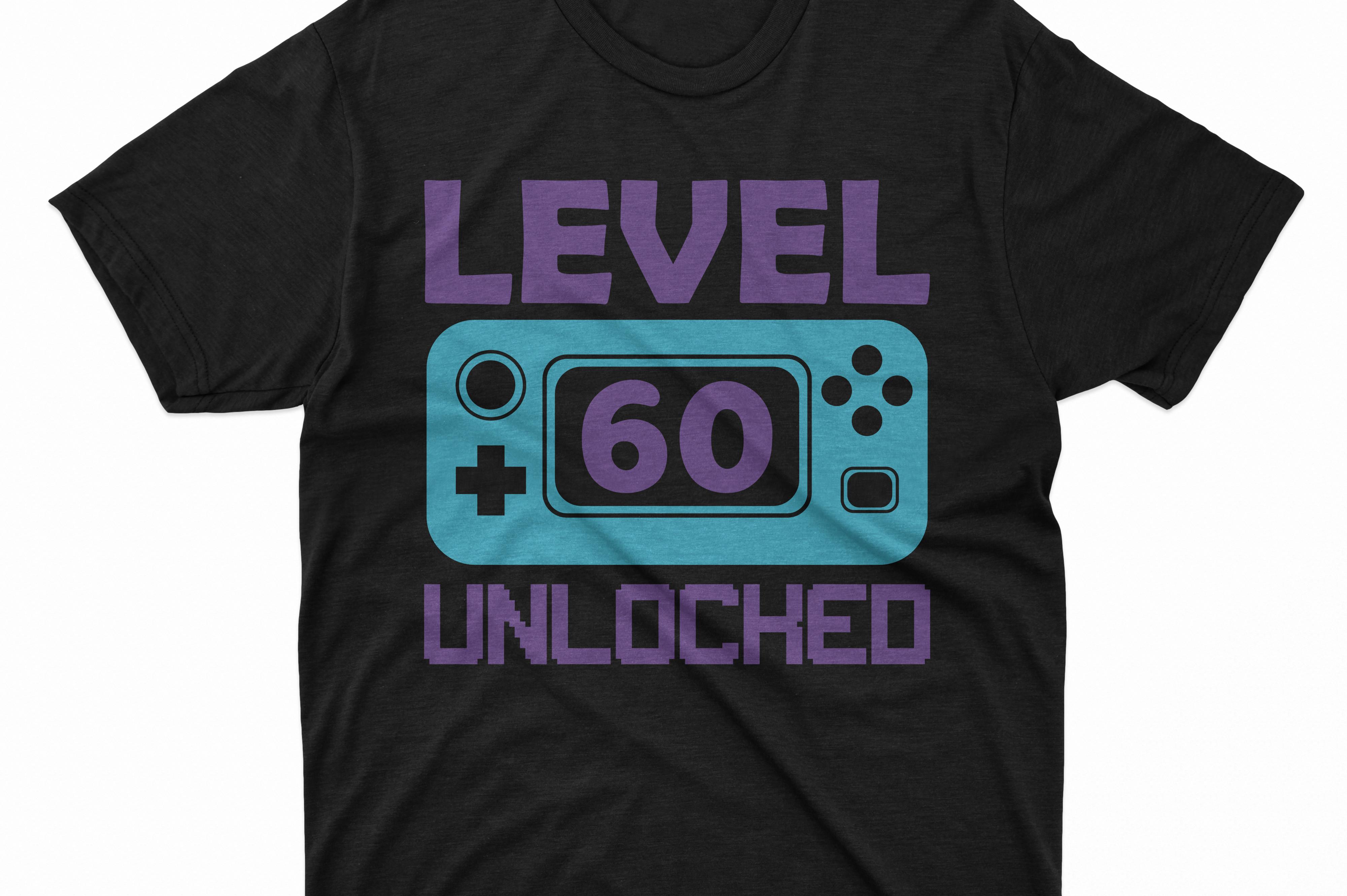 Level 60 Unlocked Gaming Shirt