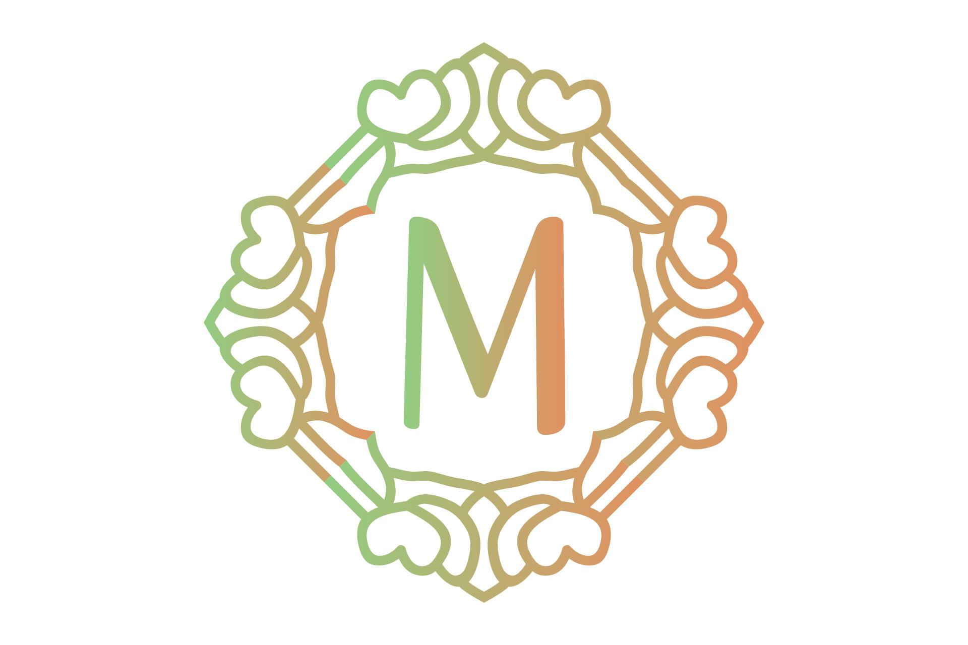 Monogram Graphic Vector Illustration Art