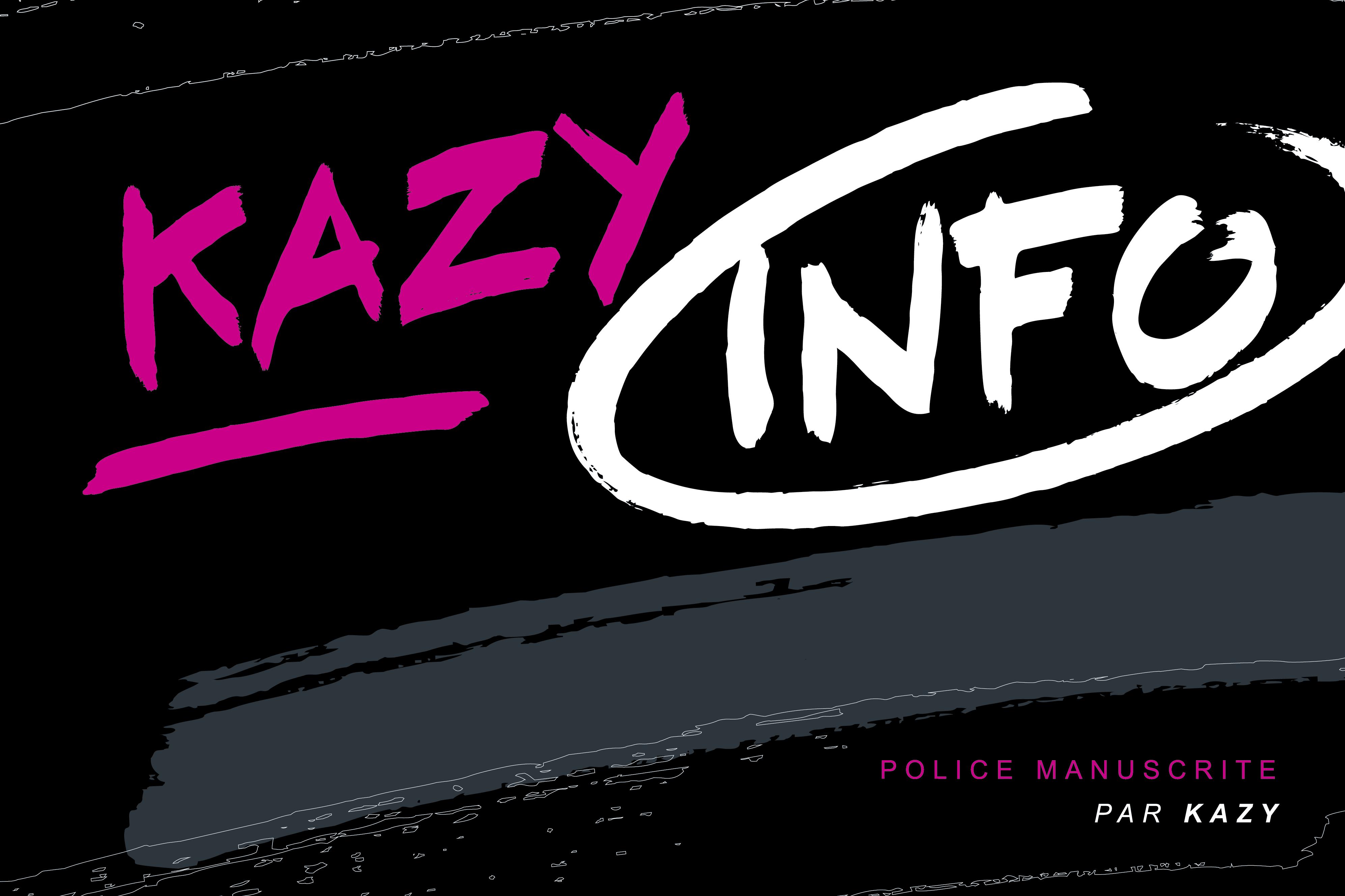 KAZYinfo Font