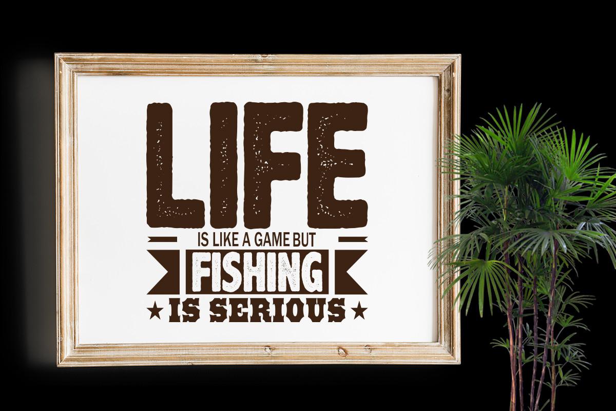 Fishing is Serious