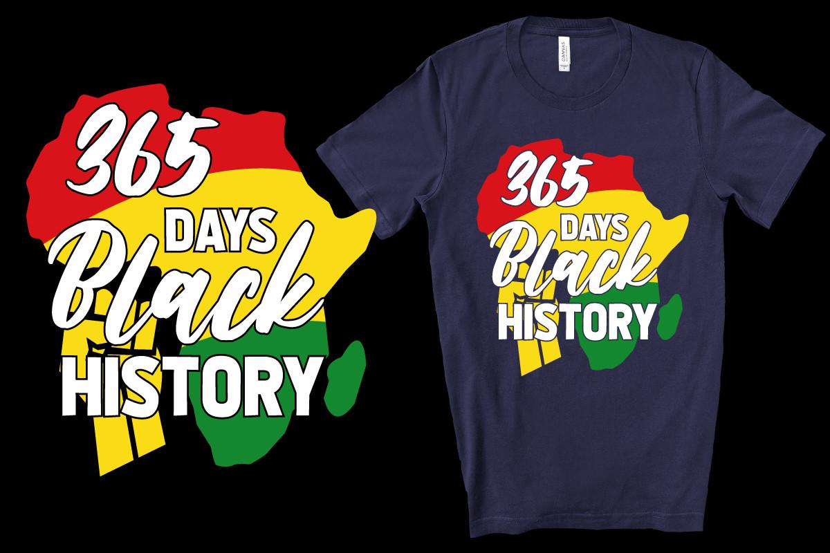 Black History T-Shirt Design
