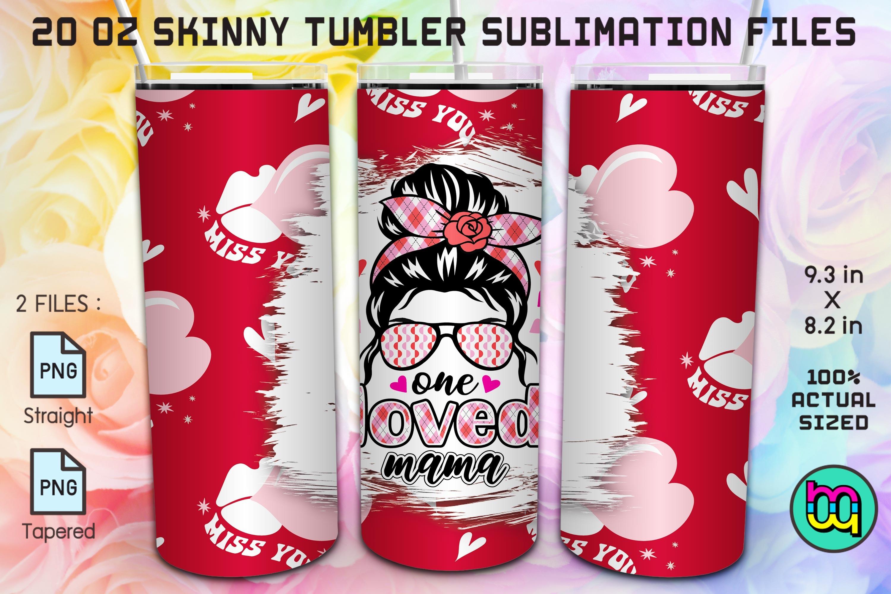 One Loved Mama Messy Bun Mom Life 20oz