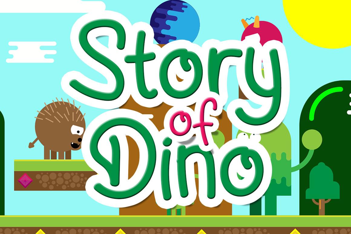 Story of Dino Font