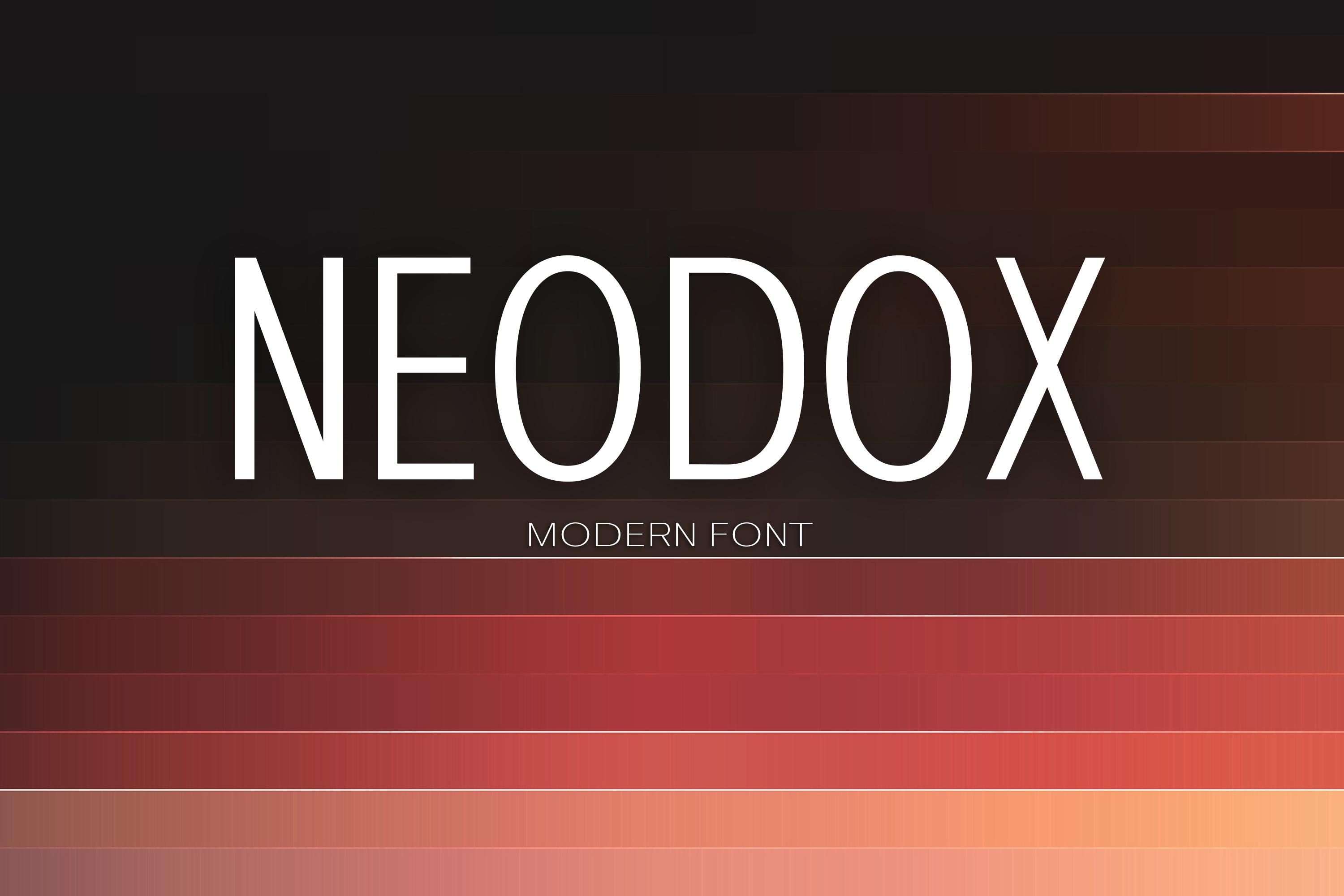 Neodox Font