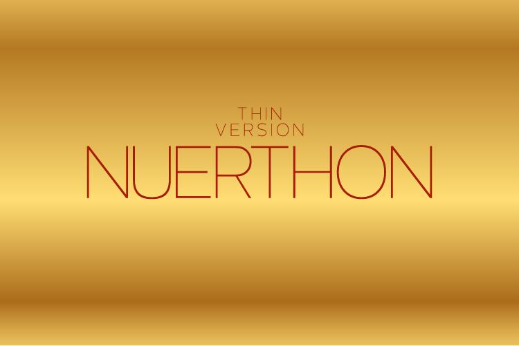 Nuerthon Thin Font