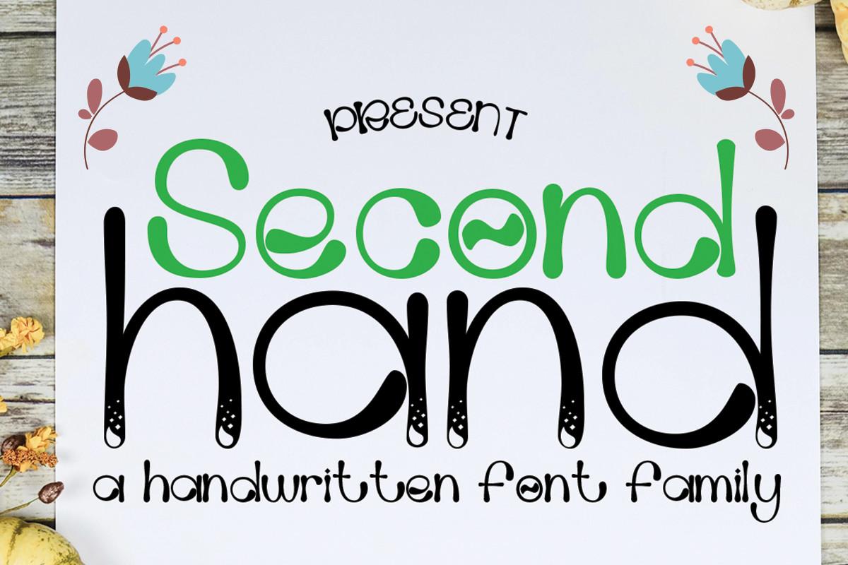 Second Hand Font