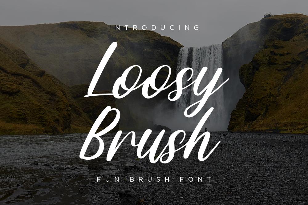 Loosy Brush Font