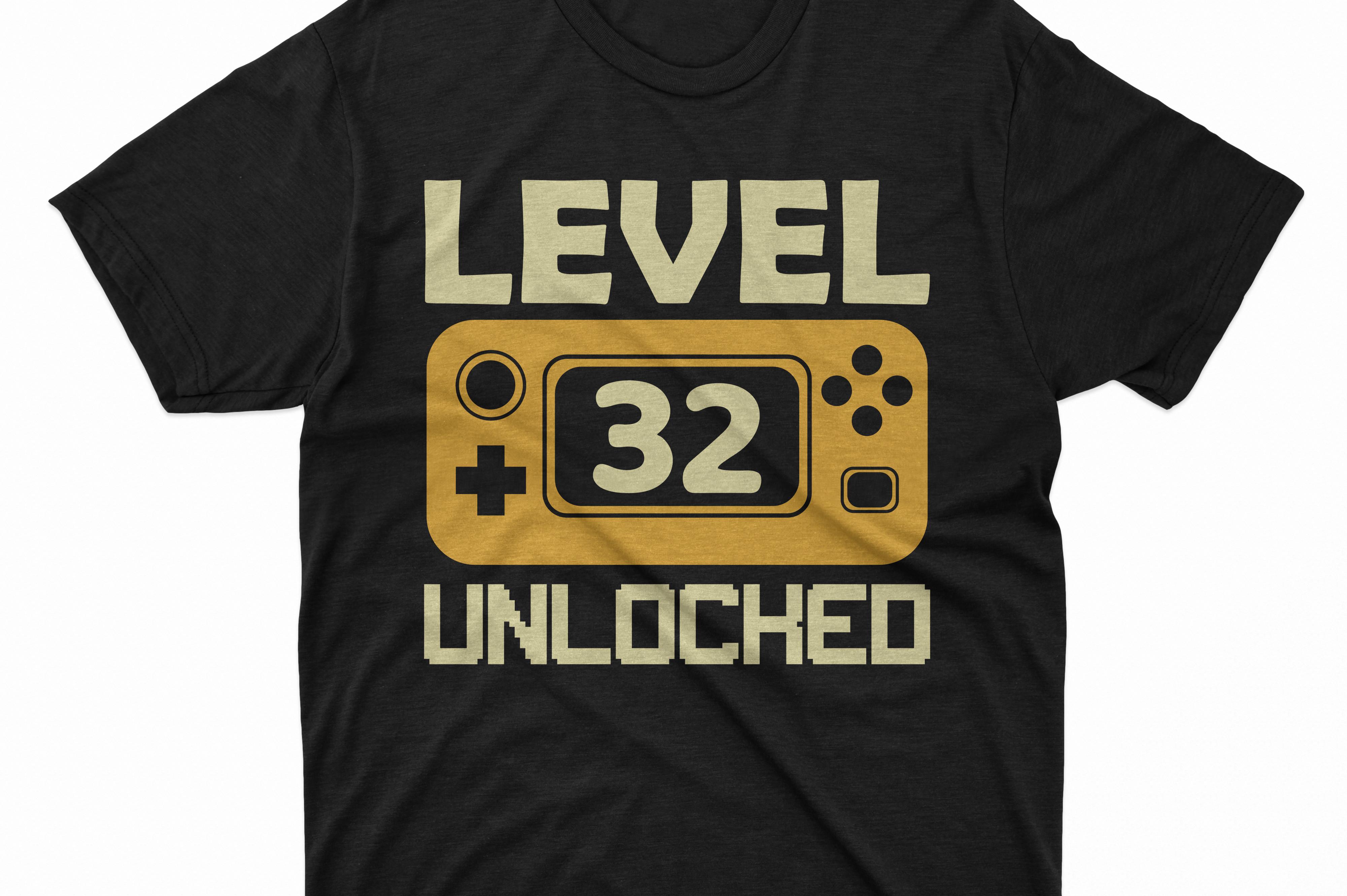 Level 32 Unlocked Gaming Shirt
