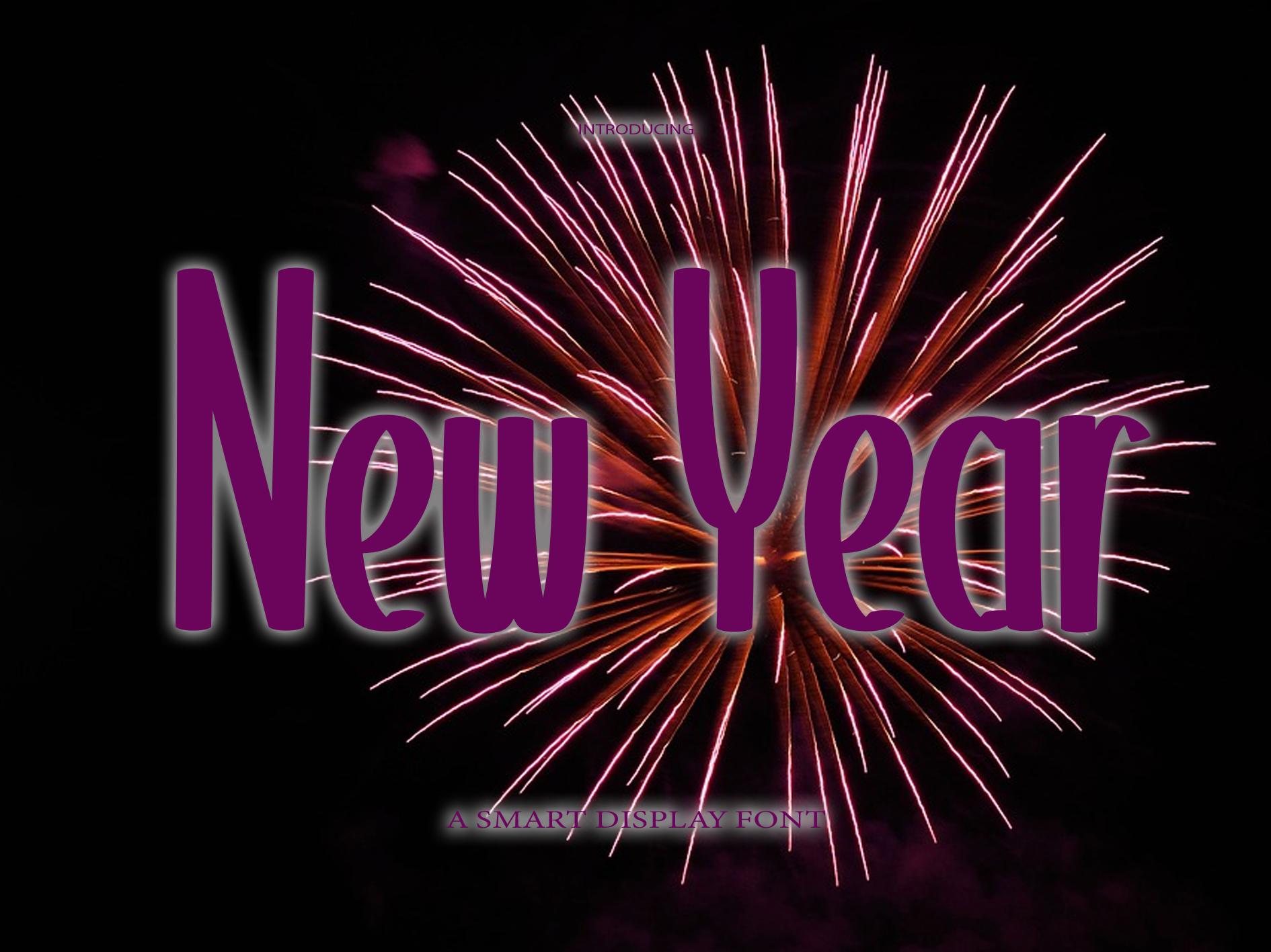 New Year Font