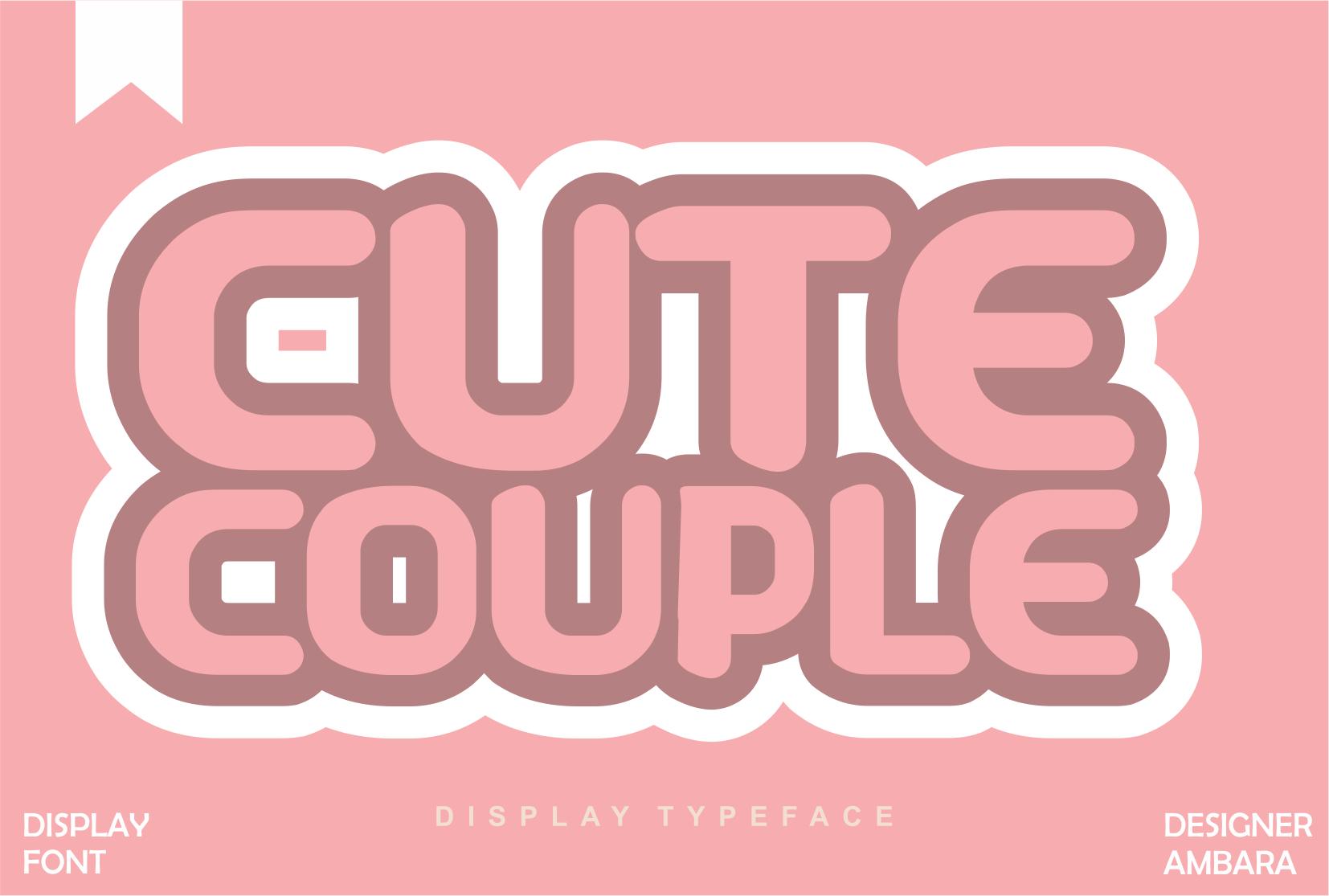 Cute Couple Font