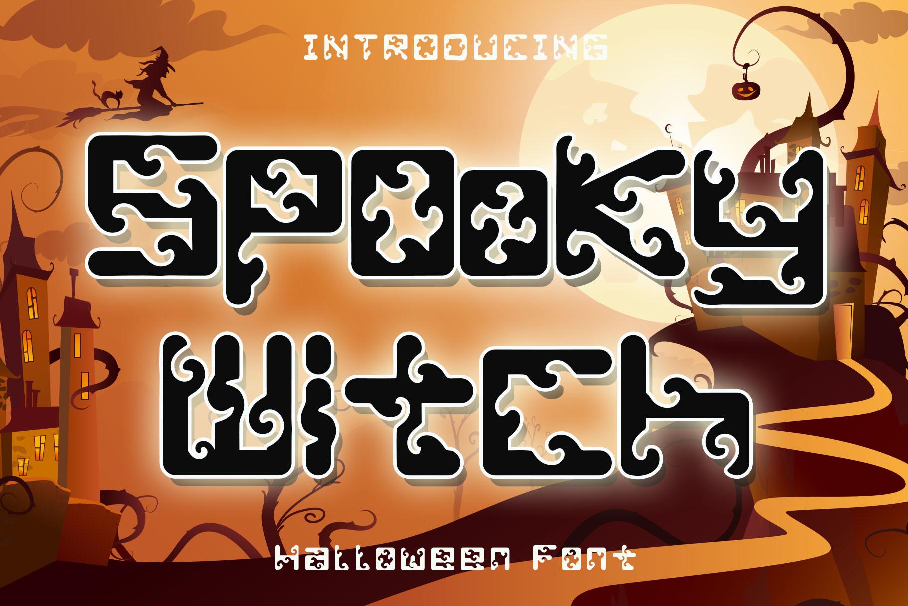 Spooky Witch Font