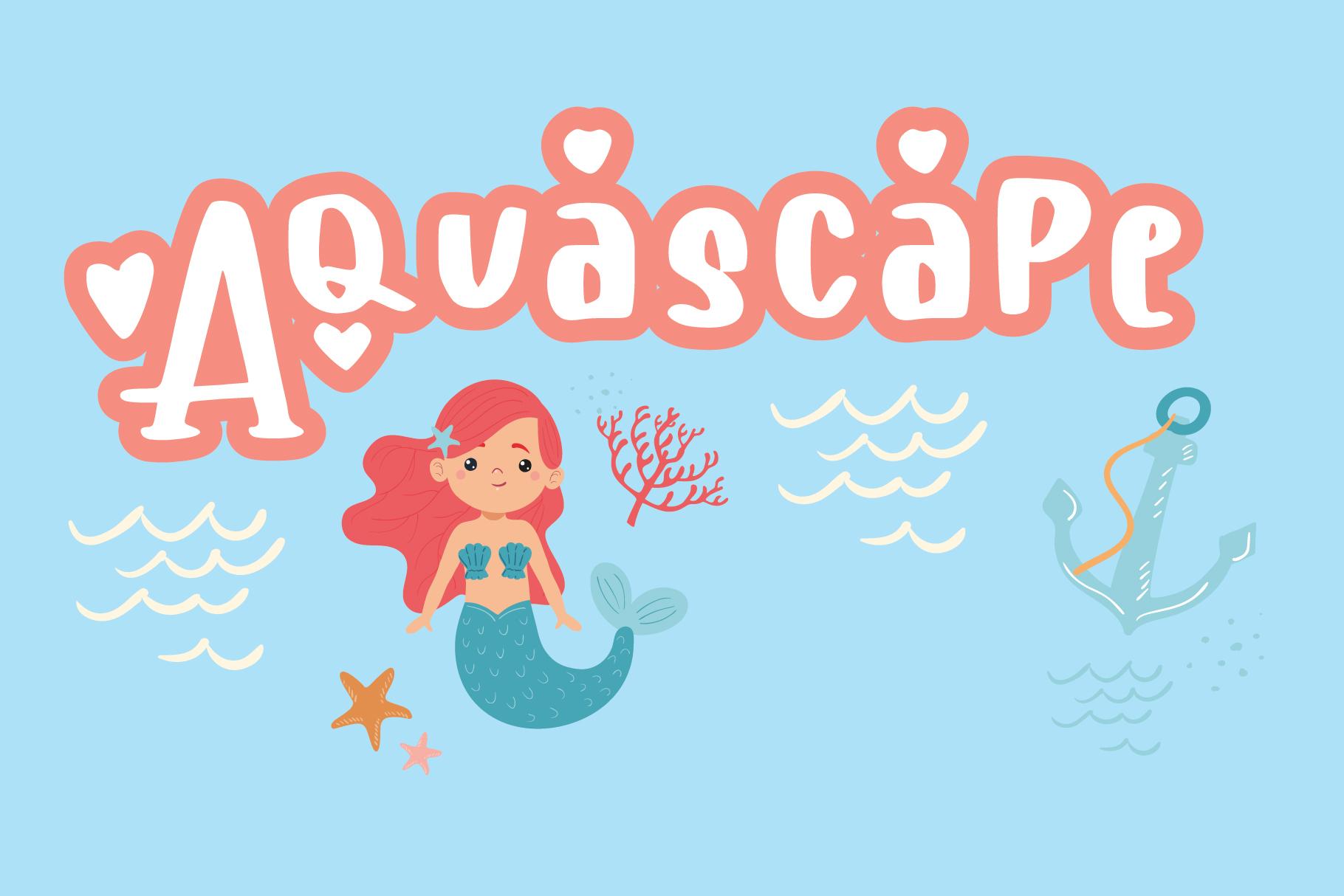 Aquascape Font