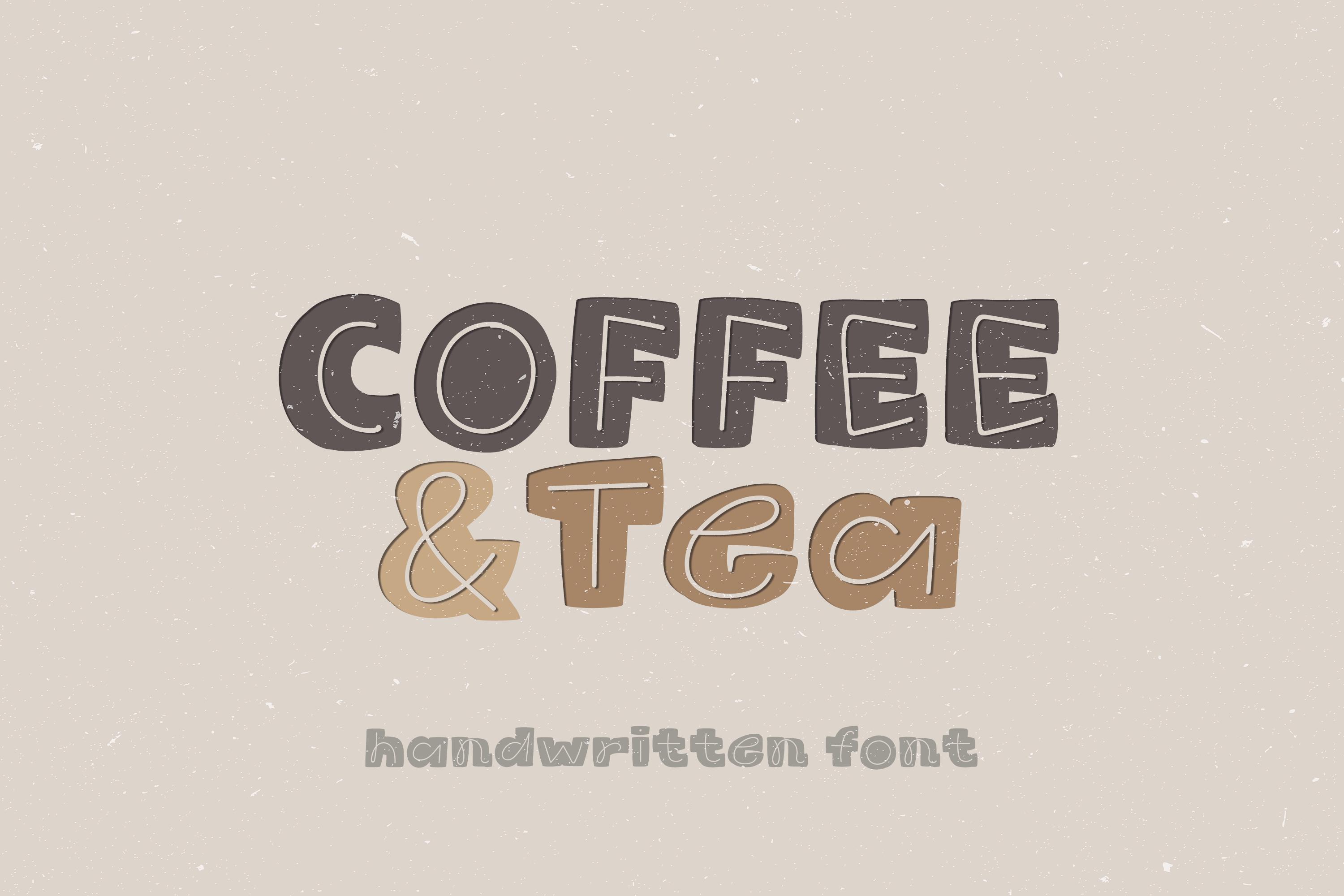 Coffee & Tea Font