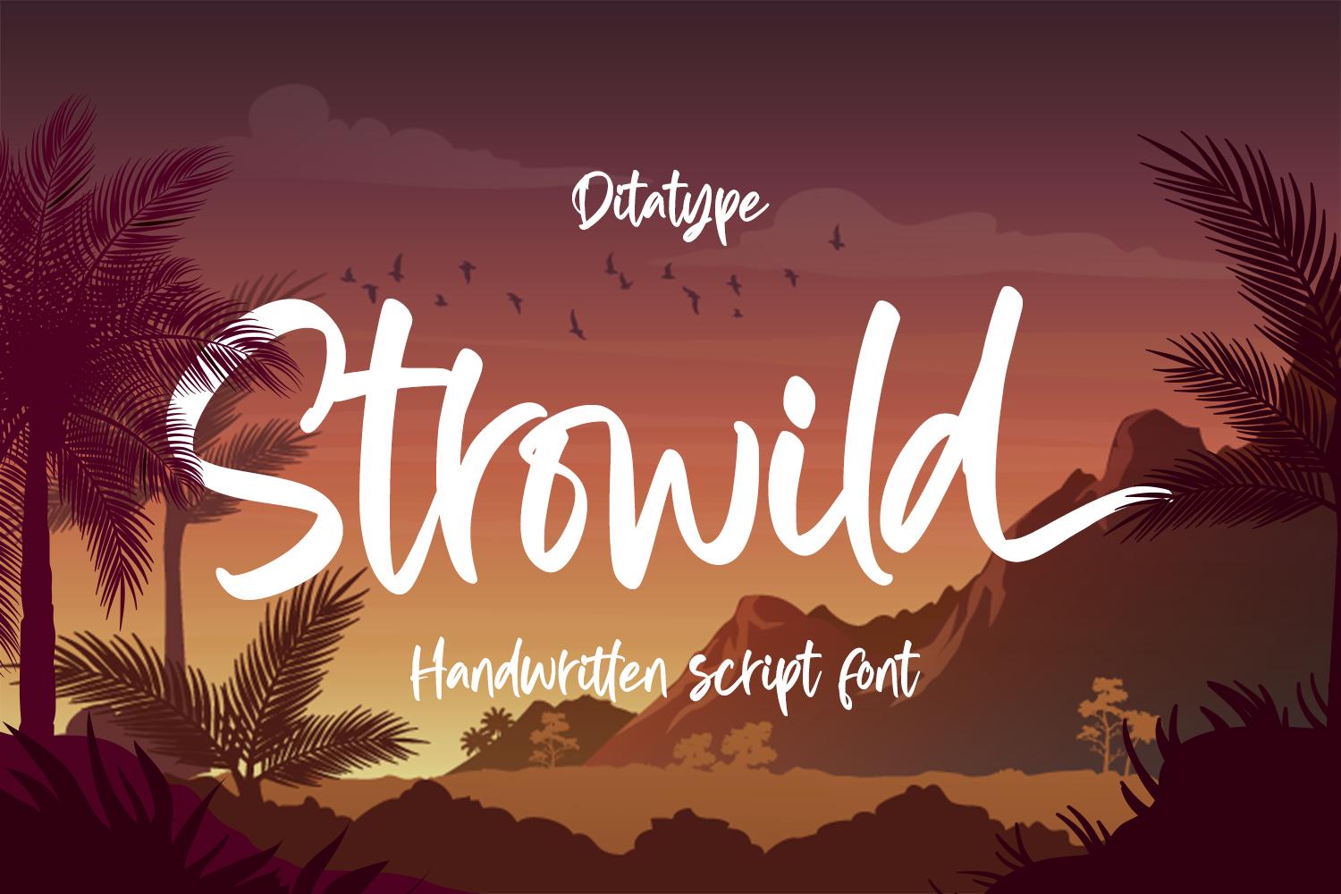 Strowild Font
