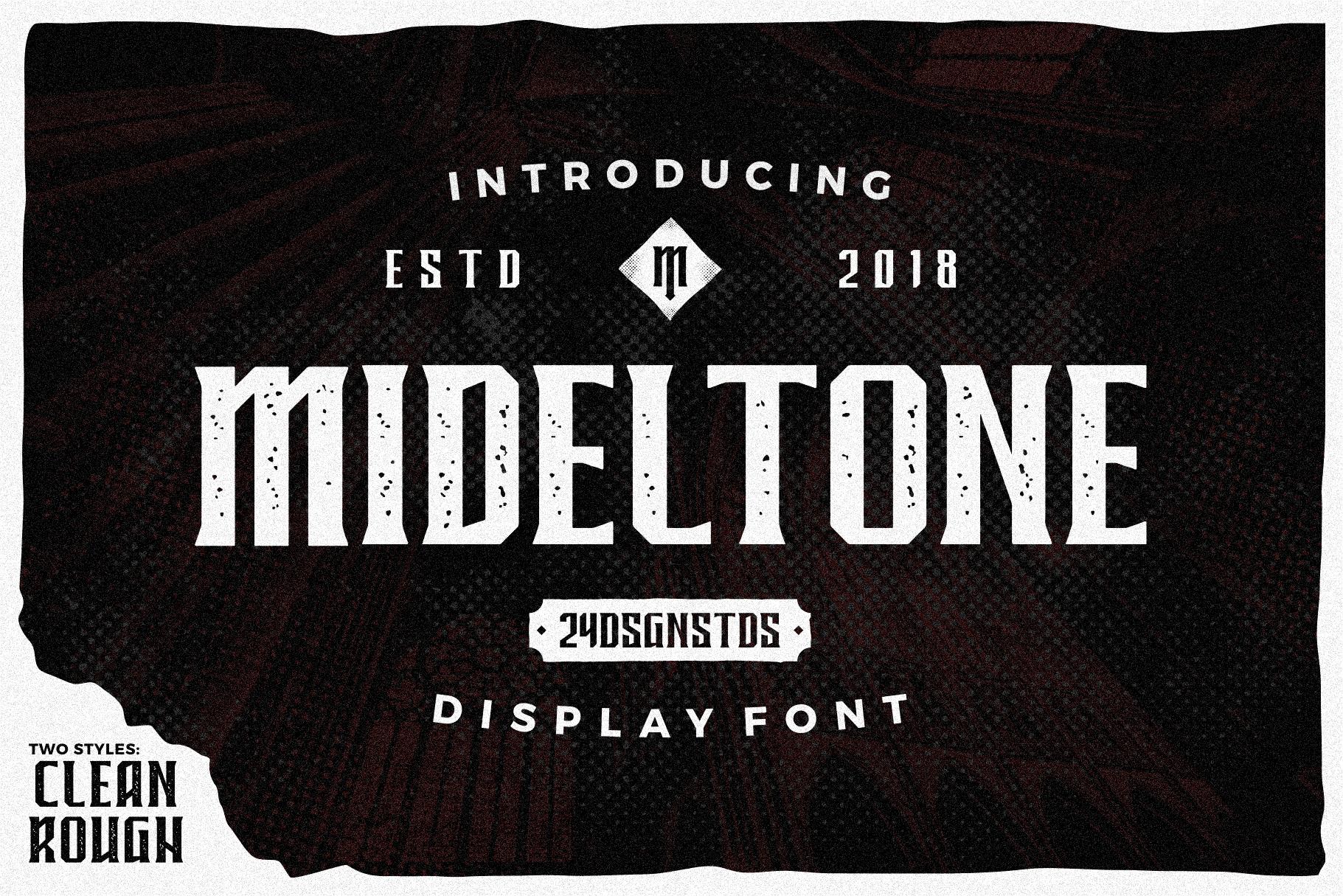 Mideltone Font