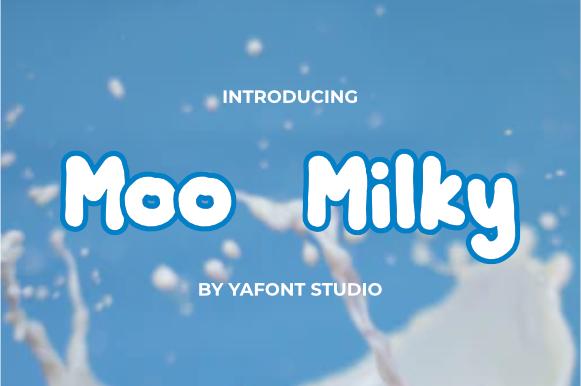 Moo Milky Font